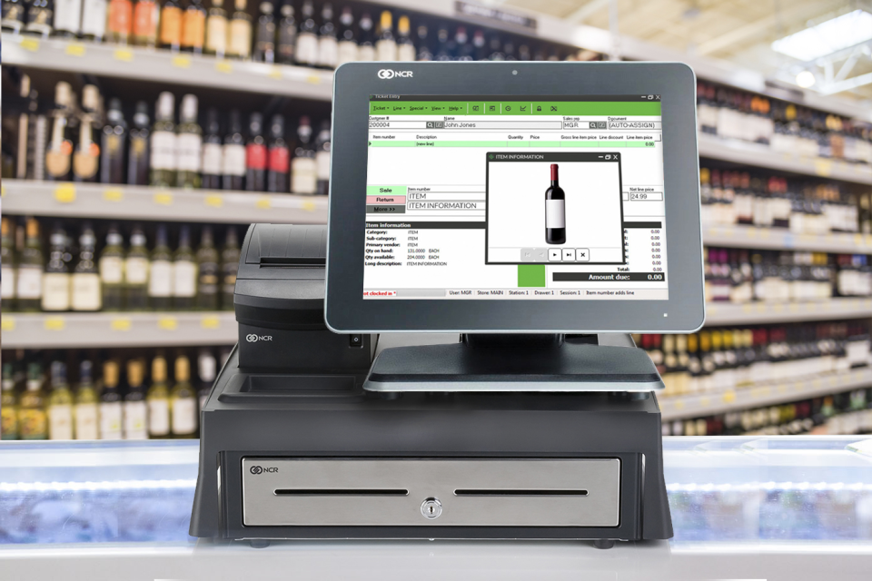 screenshot of Rapid Bev POS